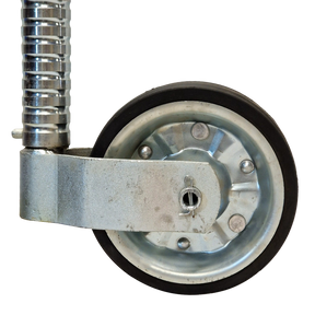 Jockey Wheel Heavy Duty Ribbed 48mm Tube Telescopic Trailer Stand Max Load 500kg (Plant)