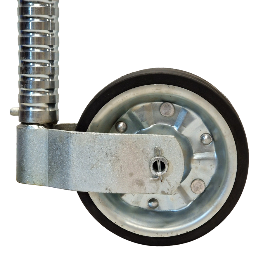 Jockey Wheel Heavy Duty Ribbed 48mm Tube Telescopic Trailer Stand Max Load 500kg (Plant)
