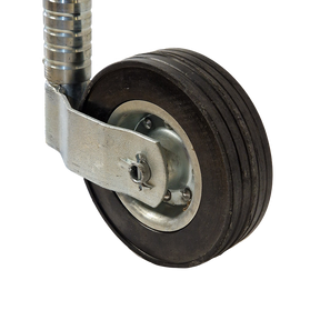 Jockey Wheel Heavy Duty Ribbed 48mm Tube Telescopic Trailer Stand Max Load 500kg