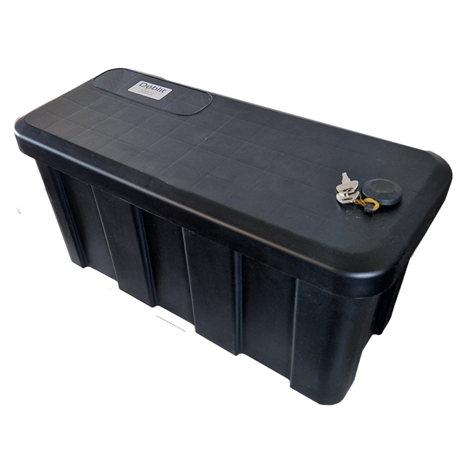 Trailer Box Lockable Chest Mountable Storage 565x245x290mm