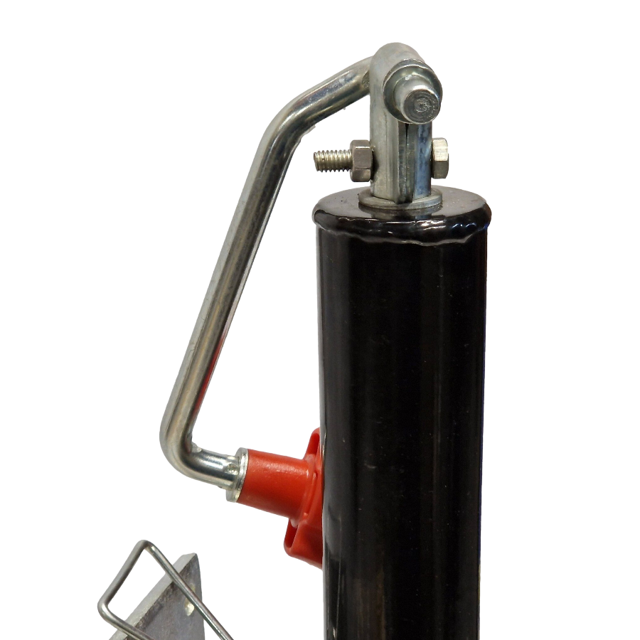 Trailer Jack Telescopic Heavy Duty Stand Tow Bar Lift Max Load 900kg (Bolt-On)