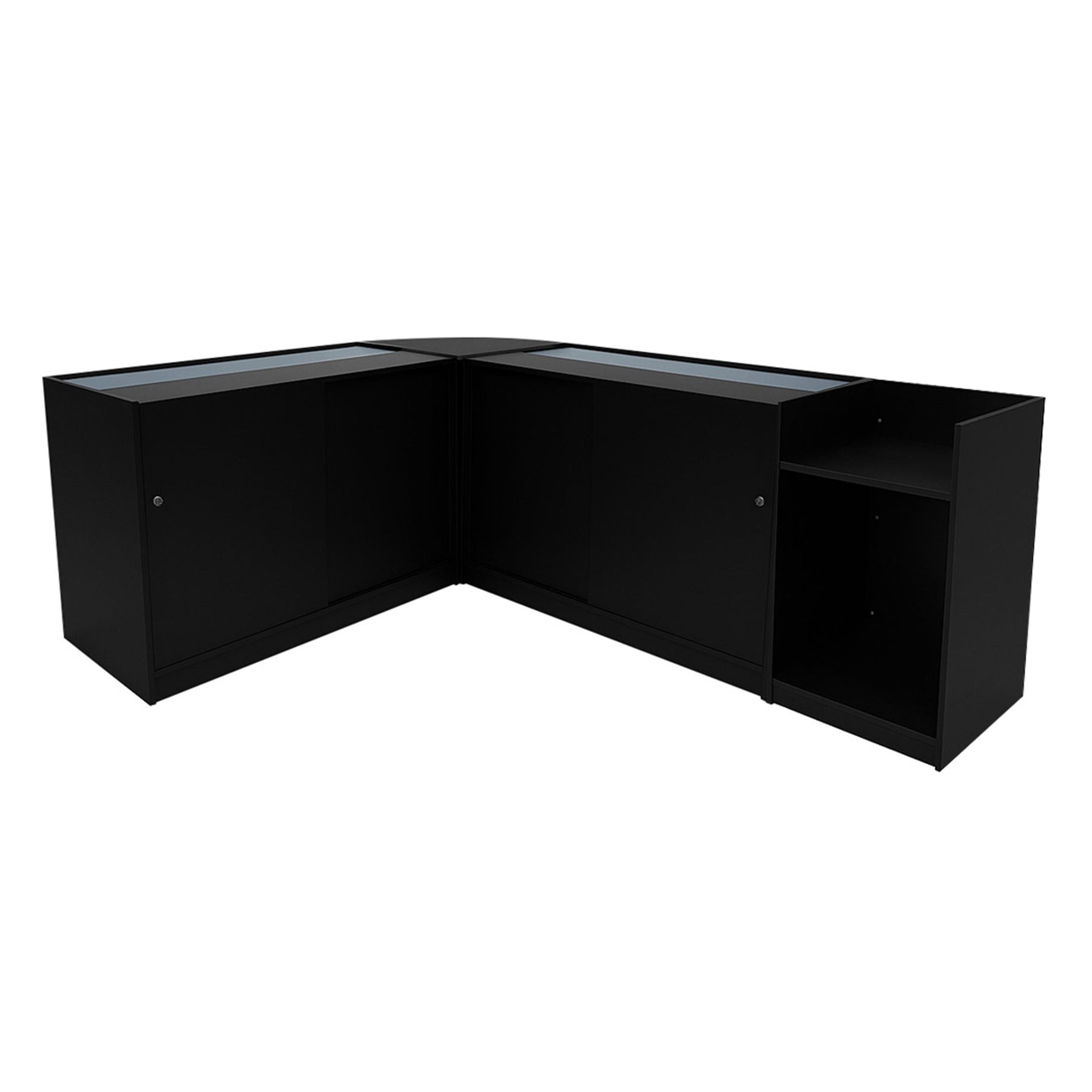 Phoenix LED Shop Counter Set CM60, TB60 and Two C1200 Modules - Black