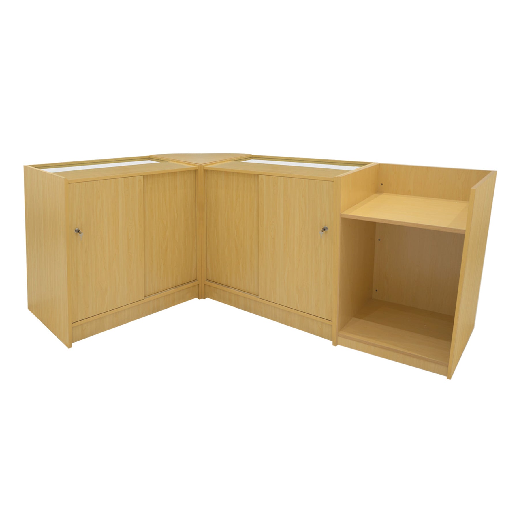 Theia LED Shop Counter Set – K900, C900, TB60 & LM60 – Maple Finish