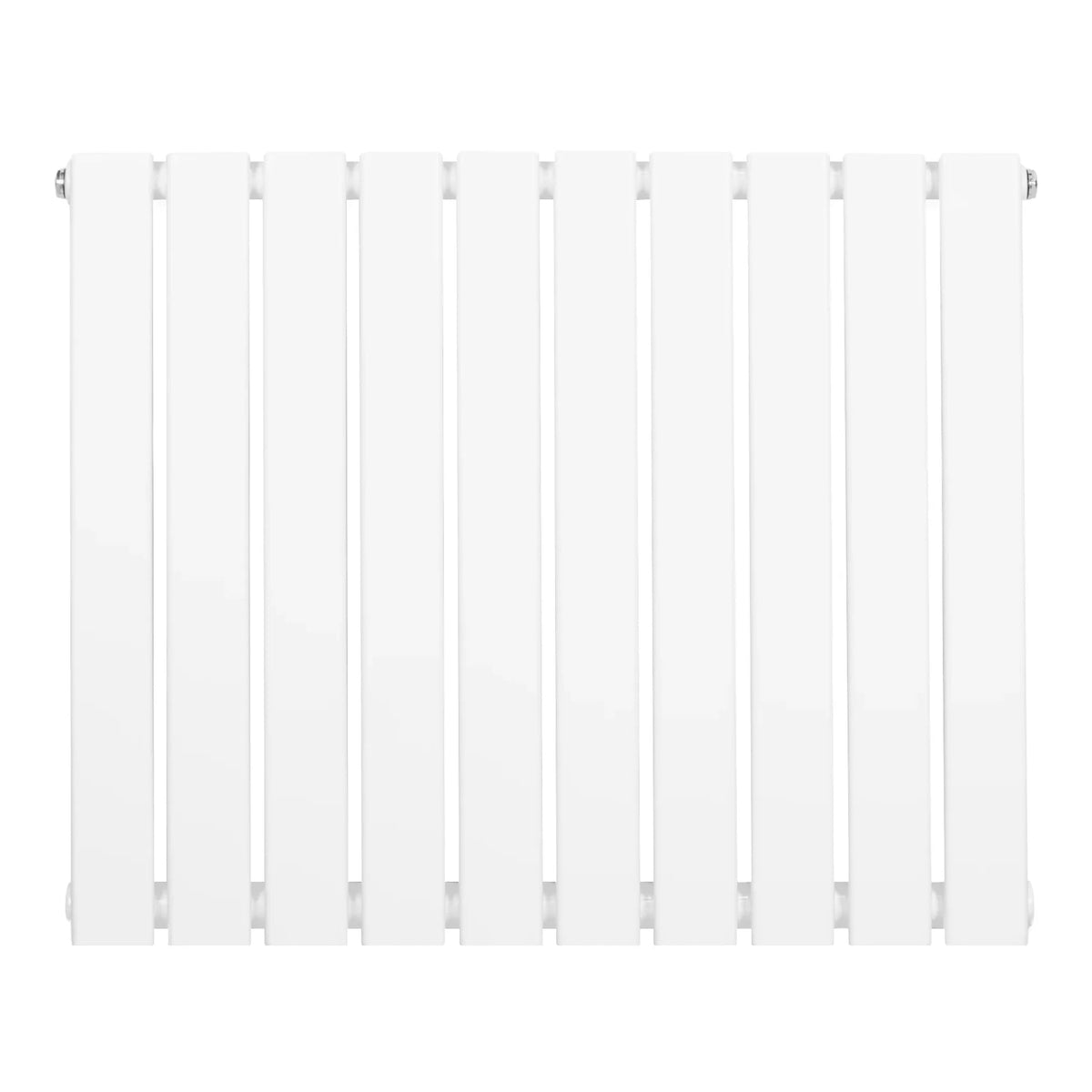 Flat Single Column Radiator - 600 x 700mm - White