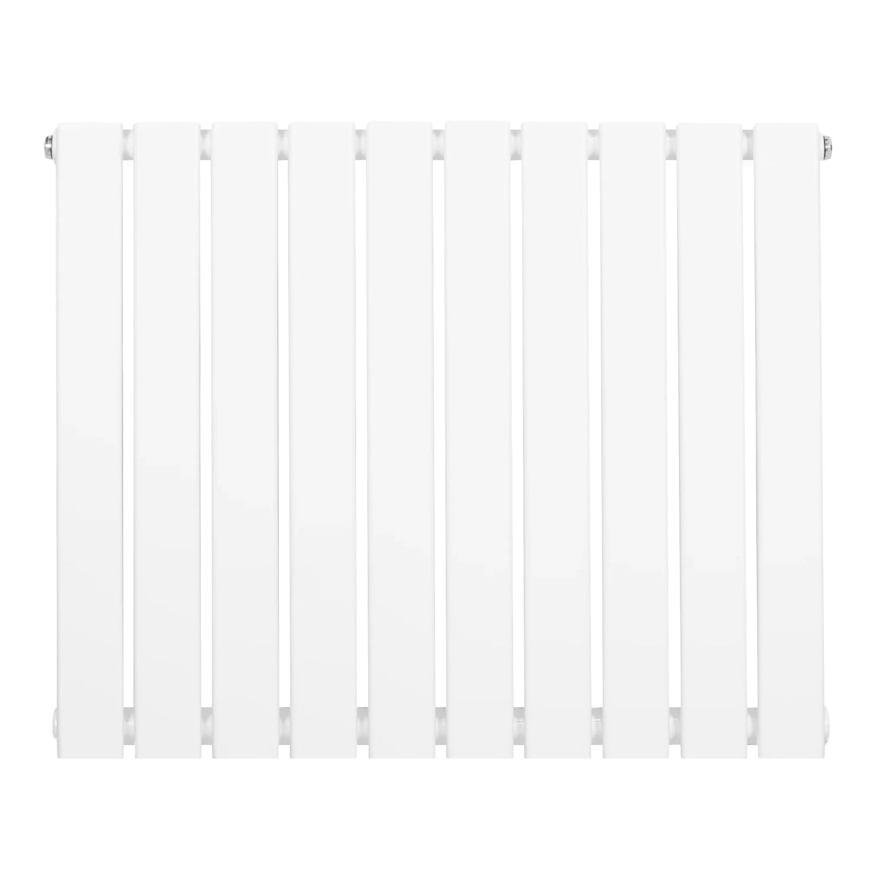 Flat Single Column Radiator - 600 x 700mm - White
