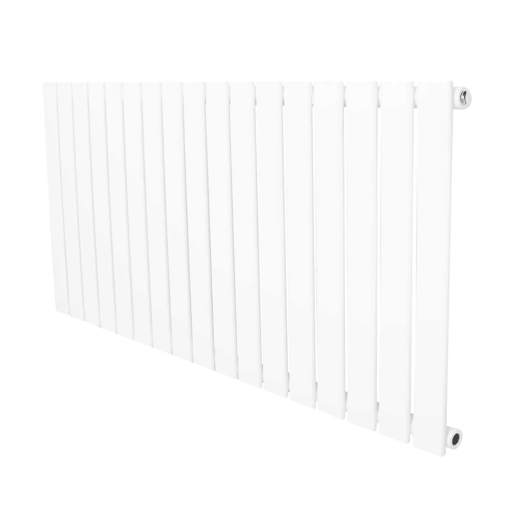 Flat Single Column Radiator - 600 x 1190mm - White