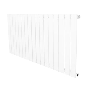 Flat Single Column Radiator - 600 x 1190mm - White