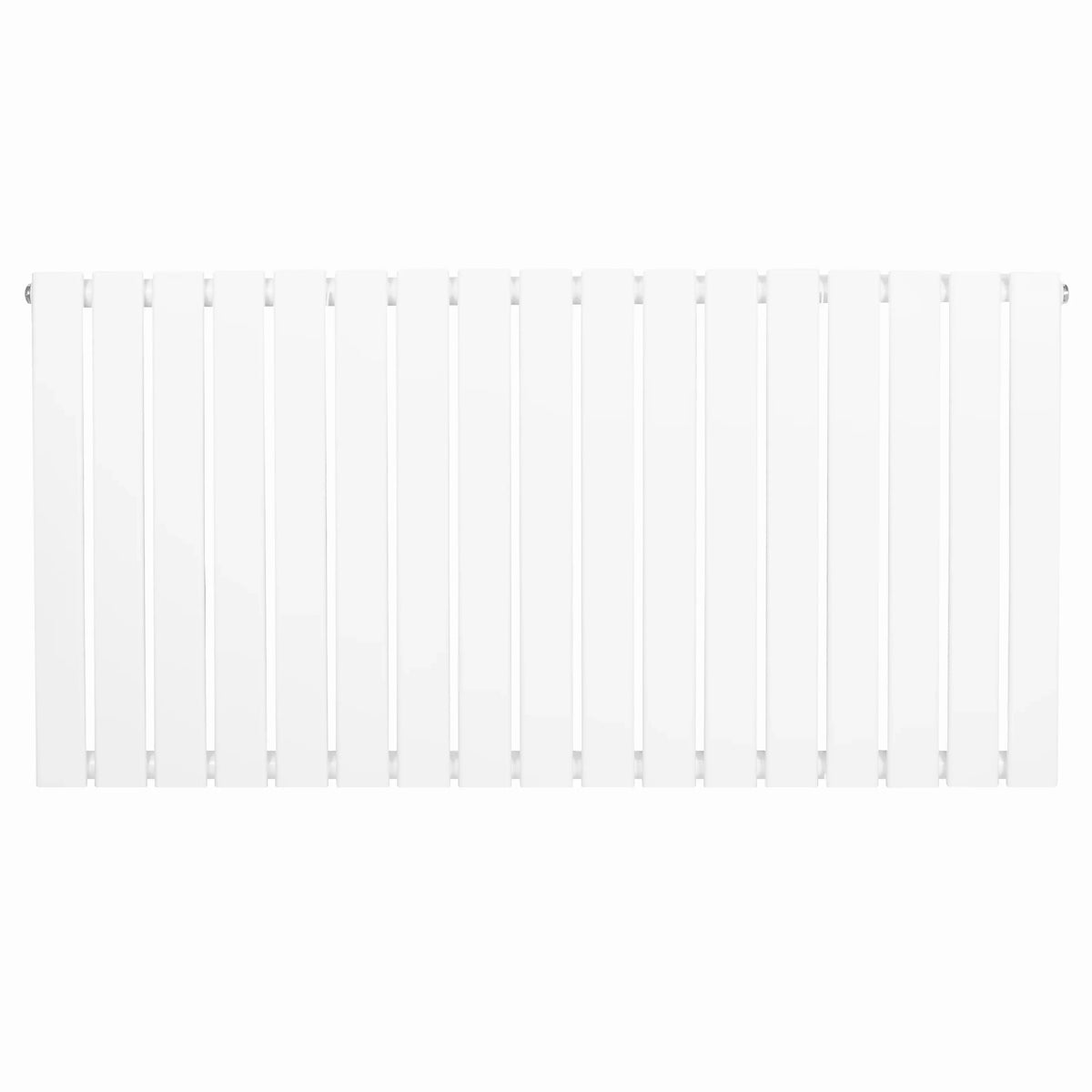Flat Single Column Radiator - 600 x 1190mm - White