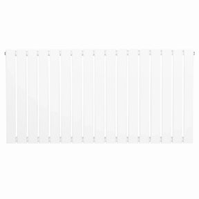 Flat Single Column Radiator - 600 x 1190mm - White