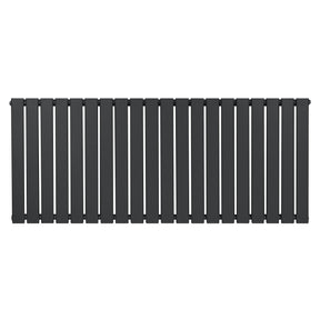 Flat Single Column Radiator - 600 x 1400mm - Anthracite Grey