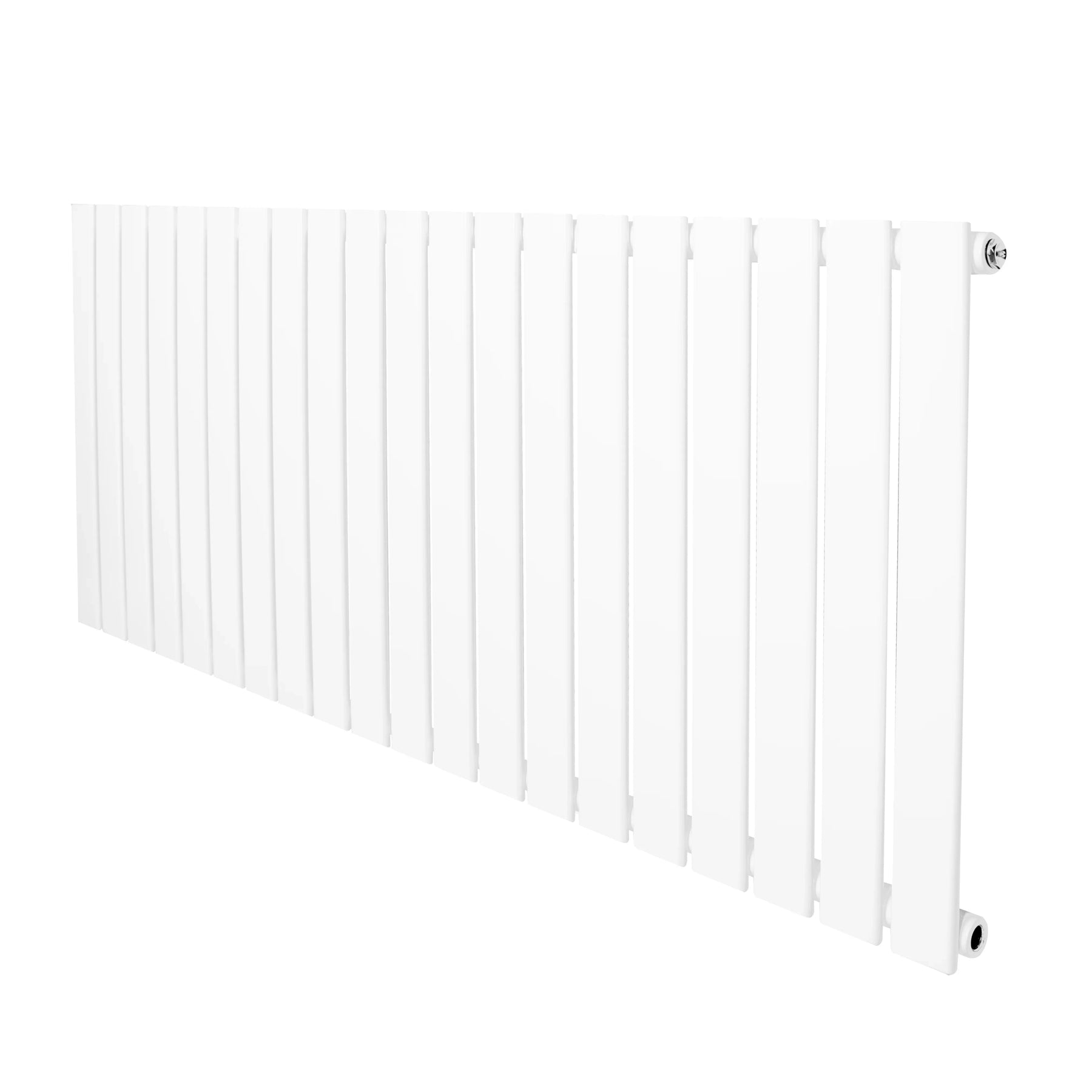 Flat Single Column Radiator - 600 x 1400mm – White
