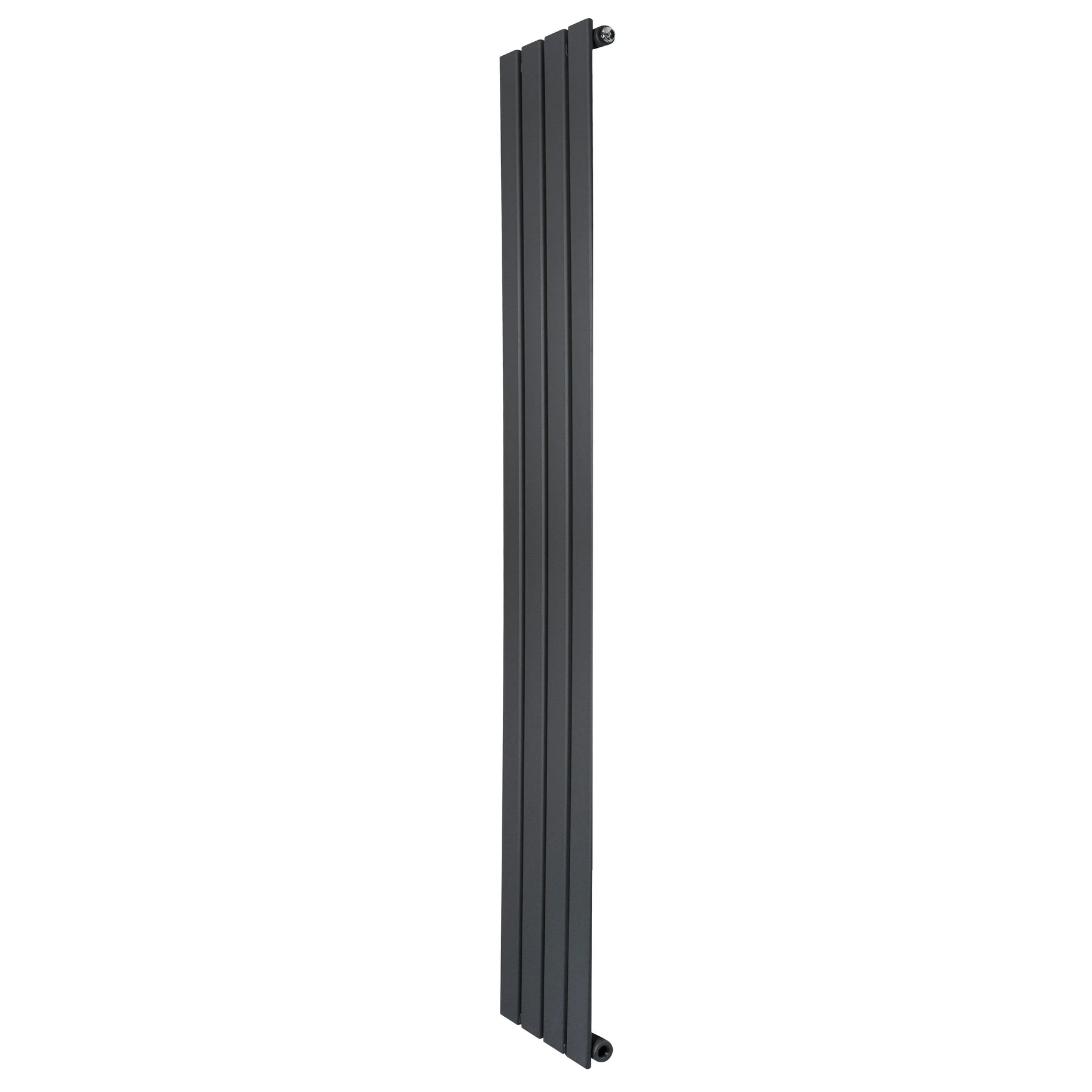Flat Single Column Radiator - 1600 x 280mm - Anthracite Grey