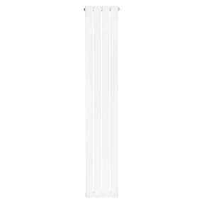 Flat Single Column Radiator - 1600 x 280mm - White