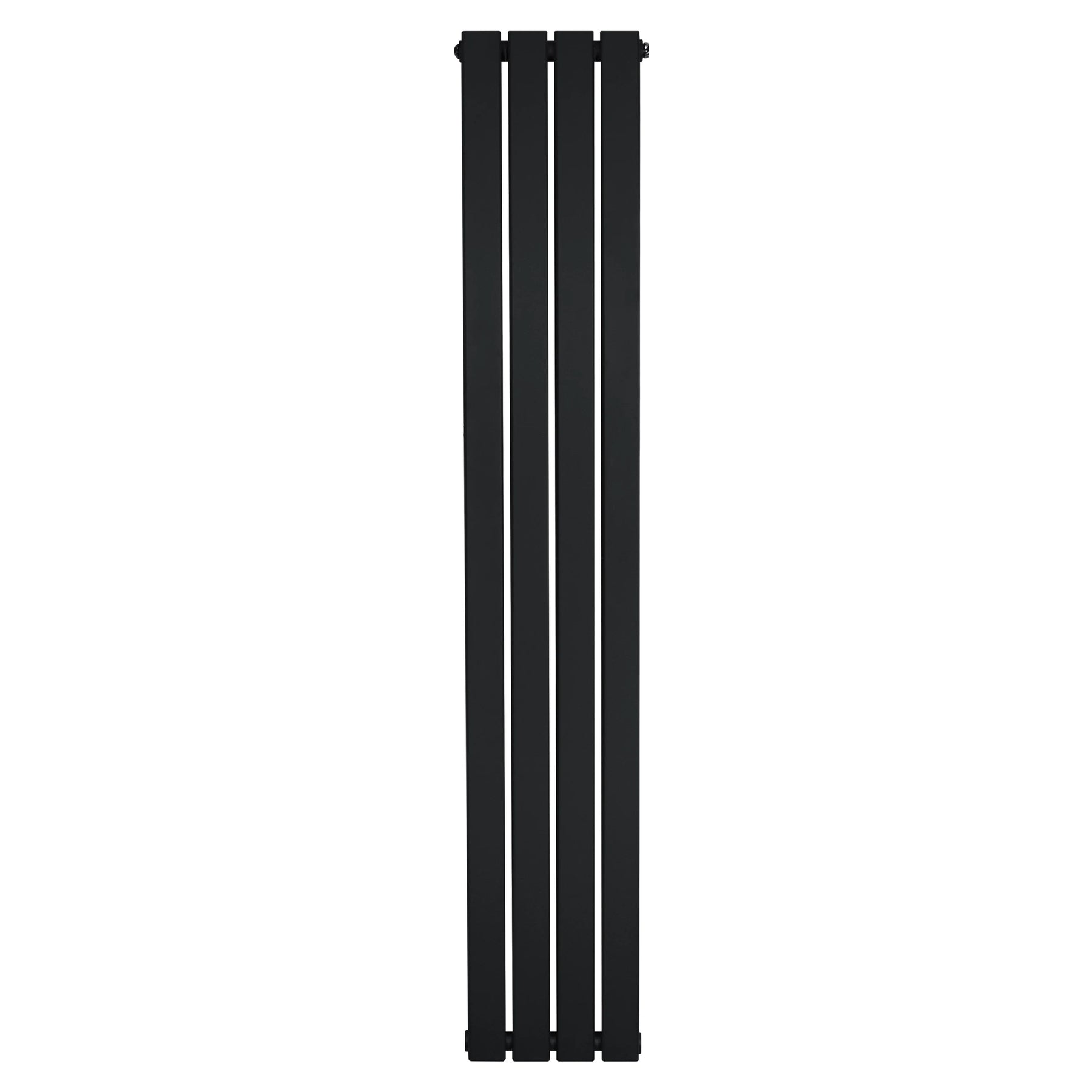 Flat Single Column Radiator - 1600 x 280mm - Black