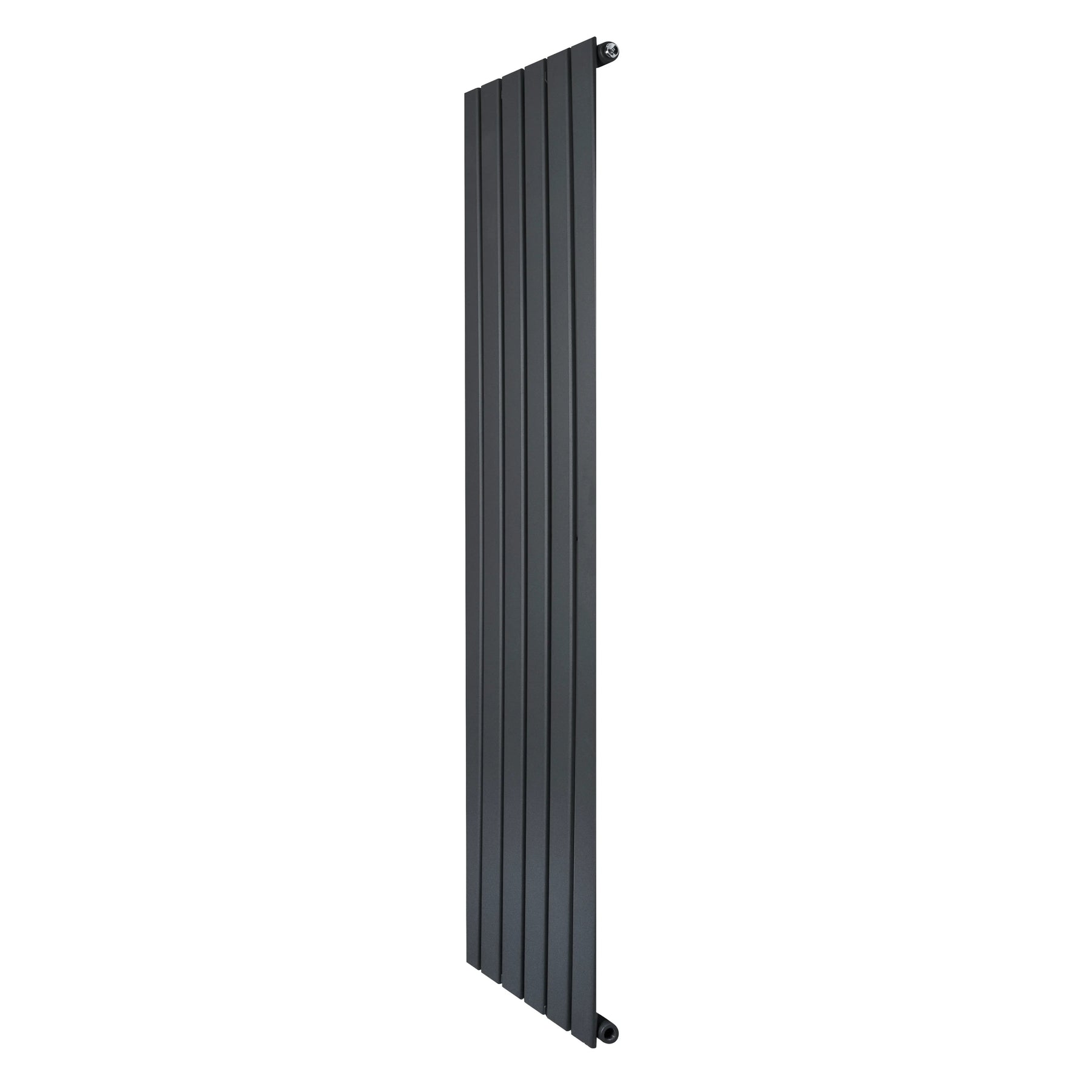 Flat Single Column Radiator - 1600 x 420mm - Anthracite Grey