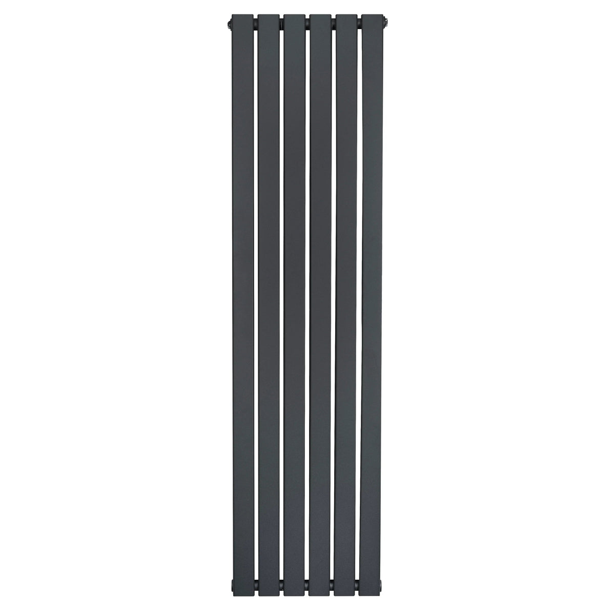 Flat Single Column Radiator - 1600 x 420mm - Anthracite Grey