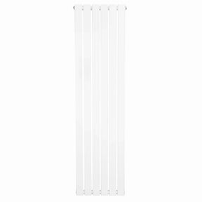 Flat Single Column Radiator - 1600 x 420mm - White