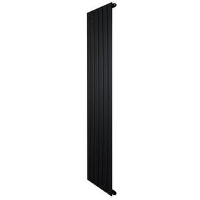 Flat Single Column Radiator - 1600 x 420mm - Black