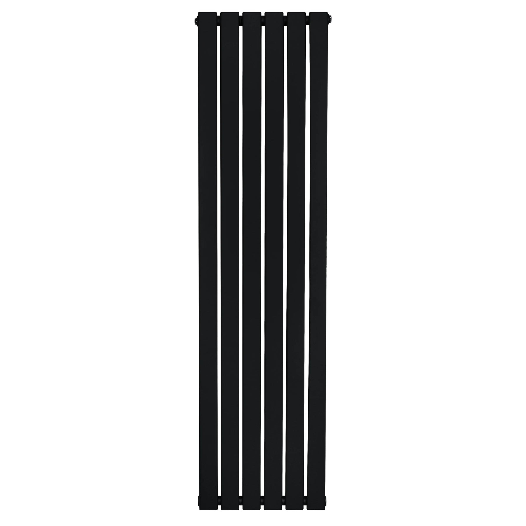 Flat Single Column Radiator - 1600 x 420mm - Black