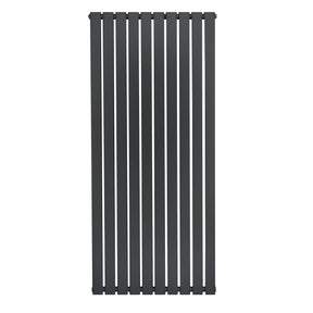 Flat Single Column Radiator - 1600 x 700mm - Anthracite Grey