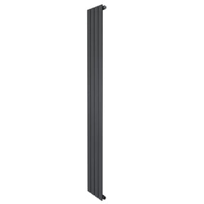 Flat Single Column Radiator - 1800 x 280mm - Anthracite Grey