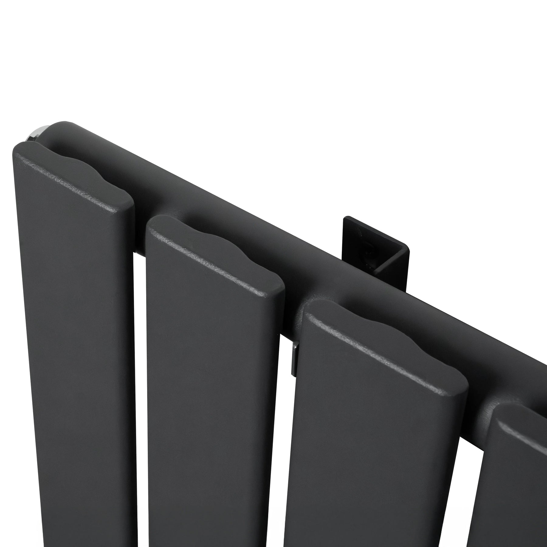 Flat Single Column Radiator - 1800 x 280mm - Anthracite Grey