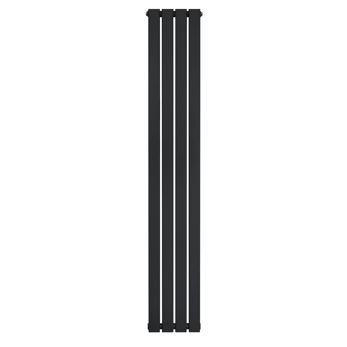 Flat Single Column Radiator - 1800 x 280mm - Black