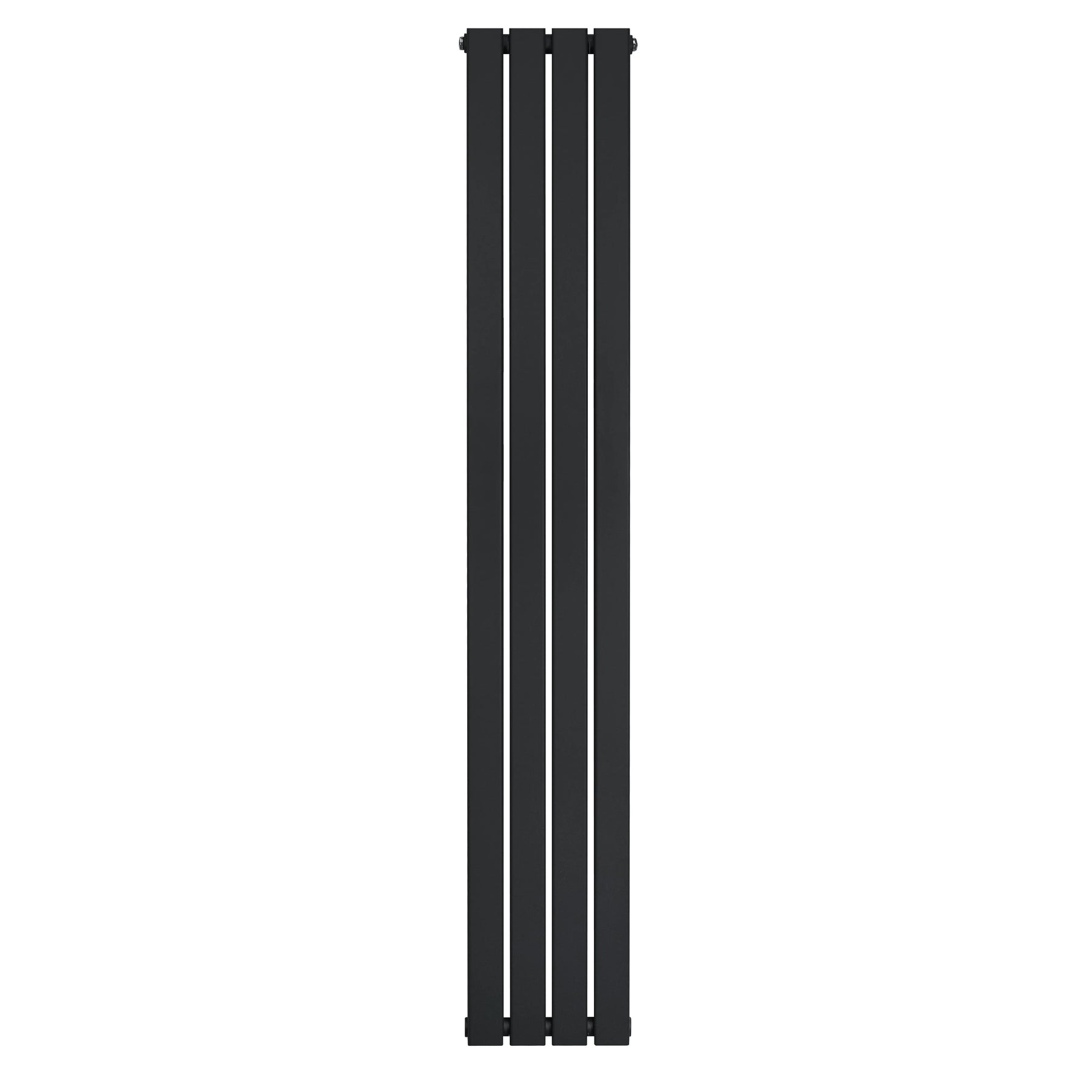 Flat Single Column Radiator - 1800 x 280mm - Black