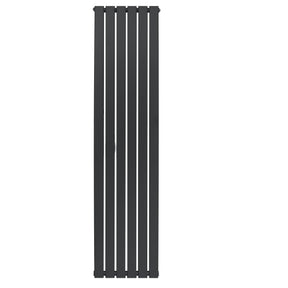 Flat Single Column Radiator - 1800 x 420mm - Anthracite Grey