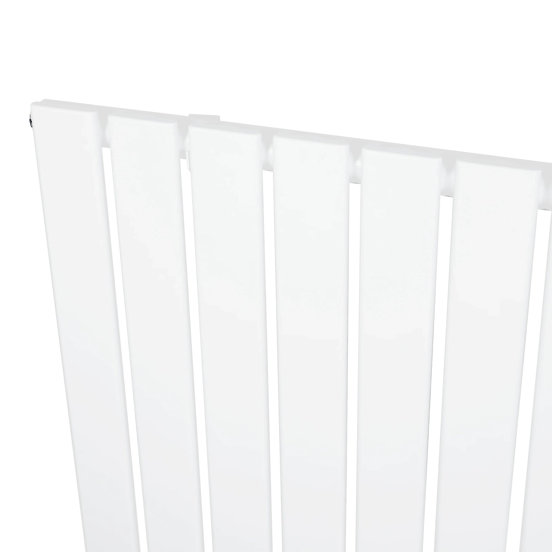Flat Single Column Radiator - 1800 x 420mm - White