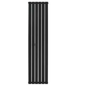 Flat Single Column Radiator - 1800 x 420mm - Black