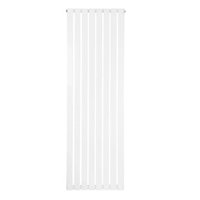 Flat Single Column Radiator - 1800 x 560mm - White