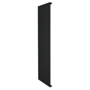 Flat Single Column Radiator - 1800 x 560mm - Black