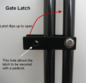 Light Duty Access Gate for Freestanding Cat Fence System