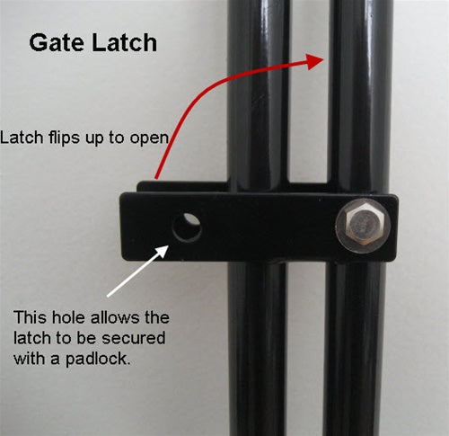 Light Duty Access Gate for Freestanding Cat Fence System