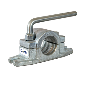 Jockey Wheel Clamp For 48mm Ribbed Tubes - Cast Steel (Bolt-On)