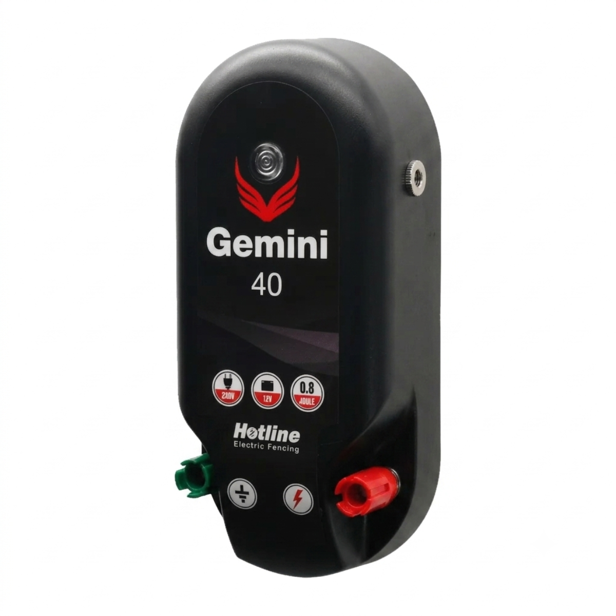 Hotline Gemini 40 HLC40 Dual Power 8km 0.8J 12/230 volt Electric Fence Energiser