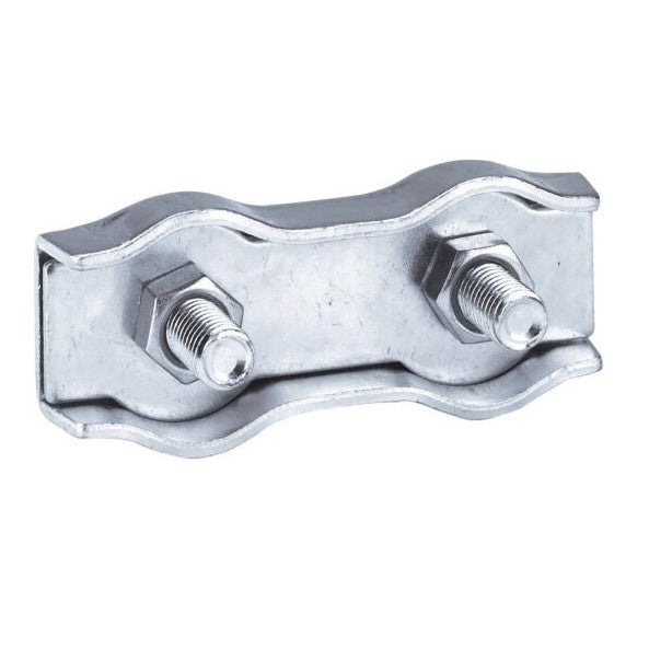 Rope Connector Stainless Steel Clamp - Up to 8mm Ø (5 pack)