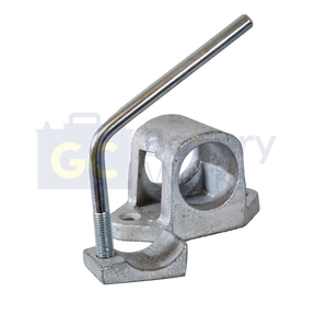 Jockey Wheel Clamp For 48mm Tubes Heavy Duty Cast Steel (Bolt-On)