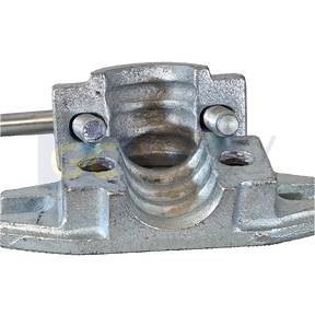 Jockey Wheel Clamp For 48mm Ribbed Tubes - Cast Steel (Bolt-On)