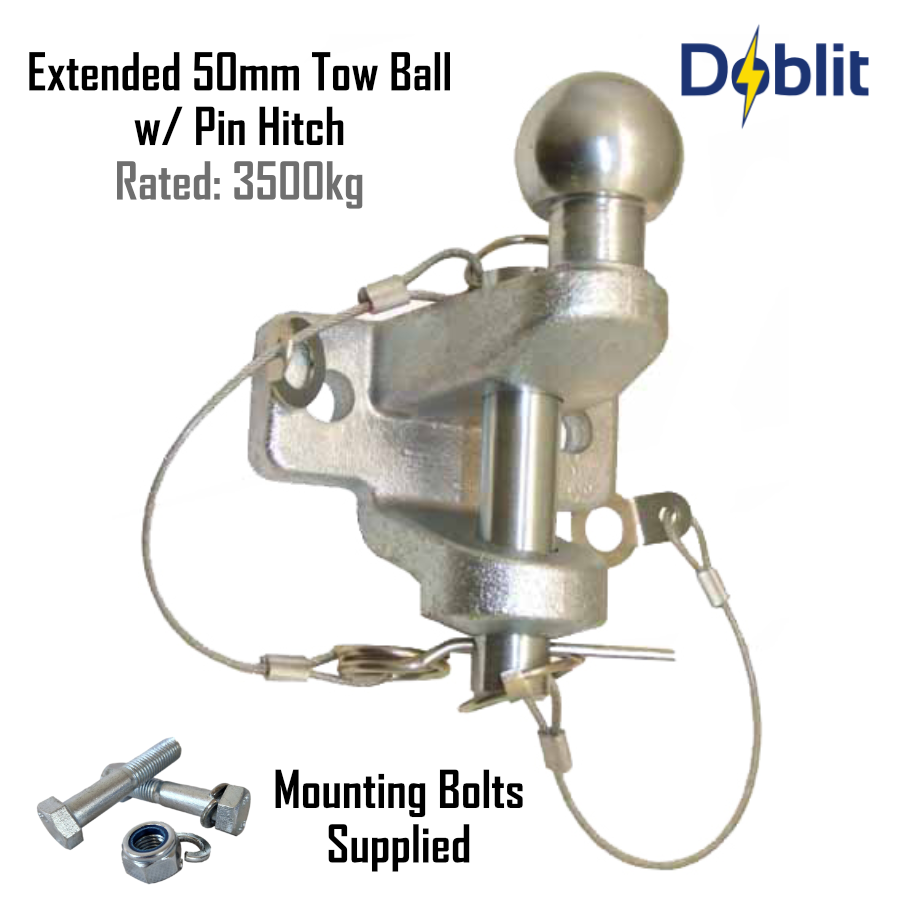 Tow Hitch Height Adjuster & Ball Kit - Colour & Sizer Options