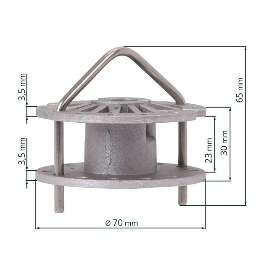 In-Line Disc Strainer Wire Tensioner Aluminium