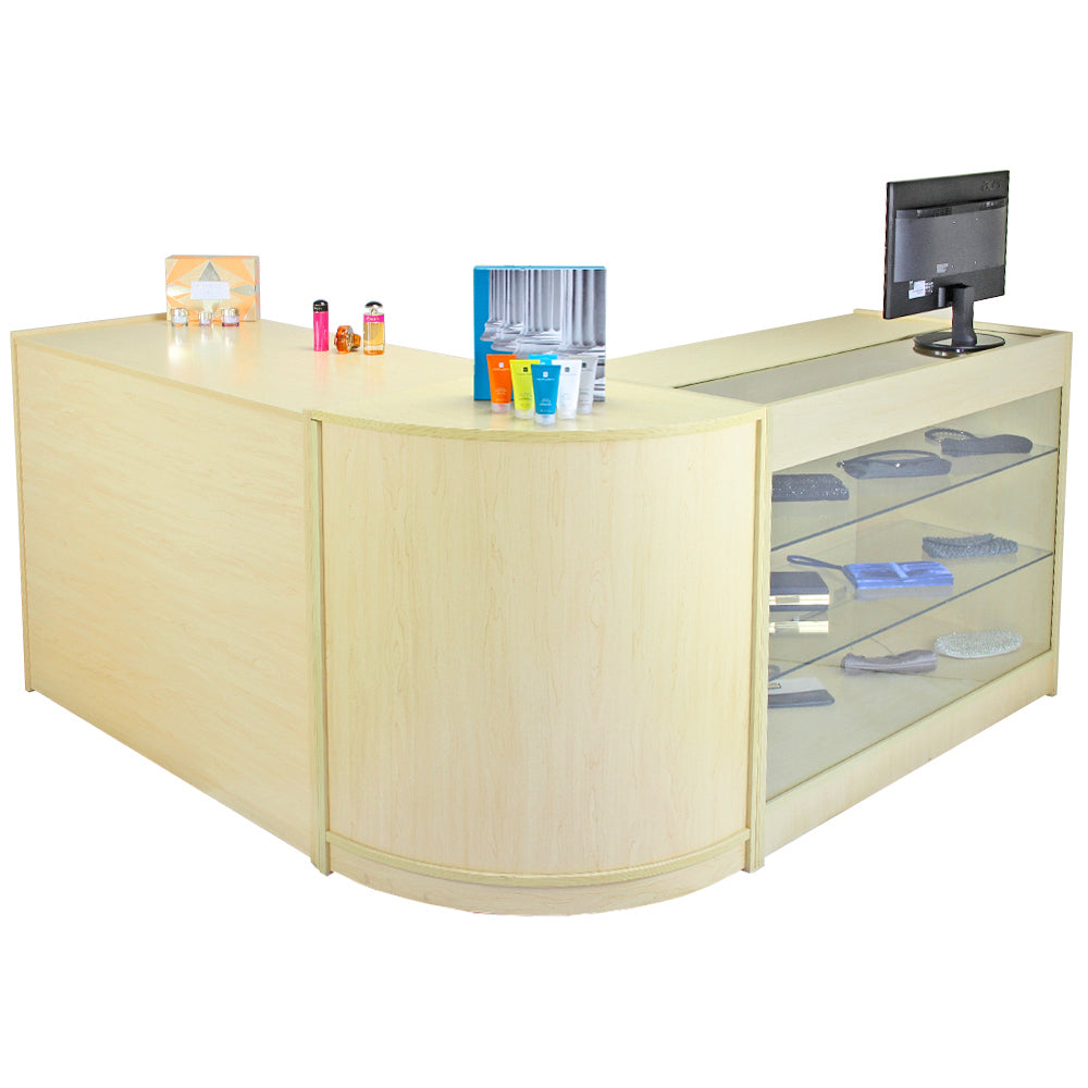 Saturn Maple Shop Counter and Retail Display Set