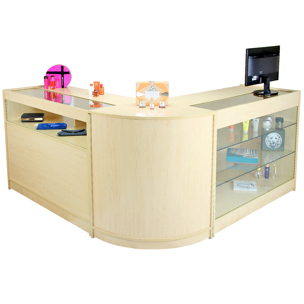 Pisces Maple Shop Counter and Retail Display Set