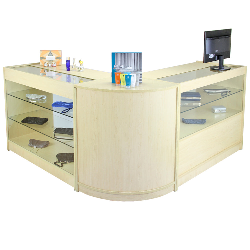 Solar Maple Shop Counter and Retail Display Set