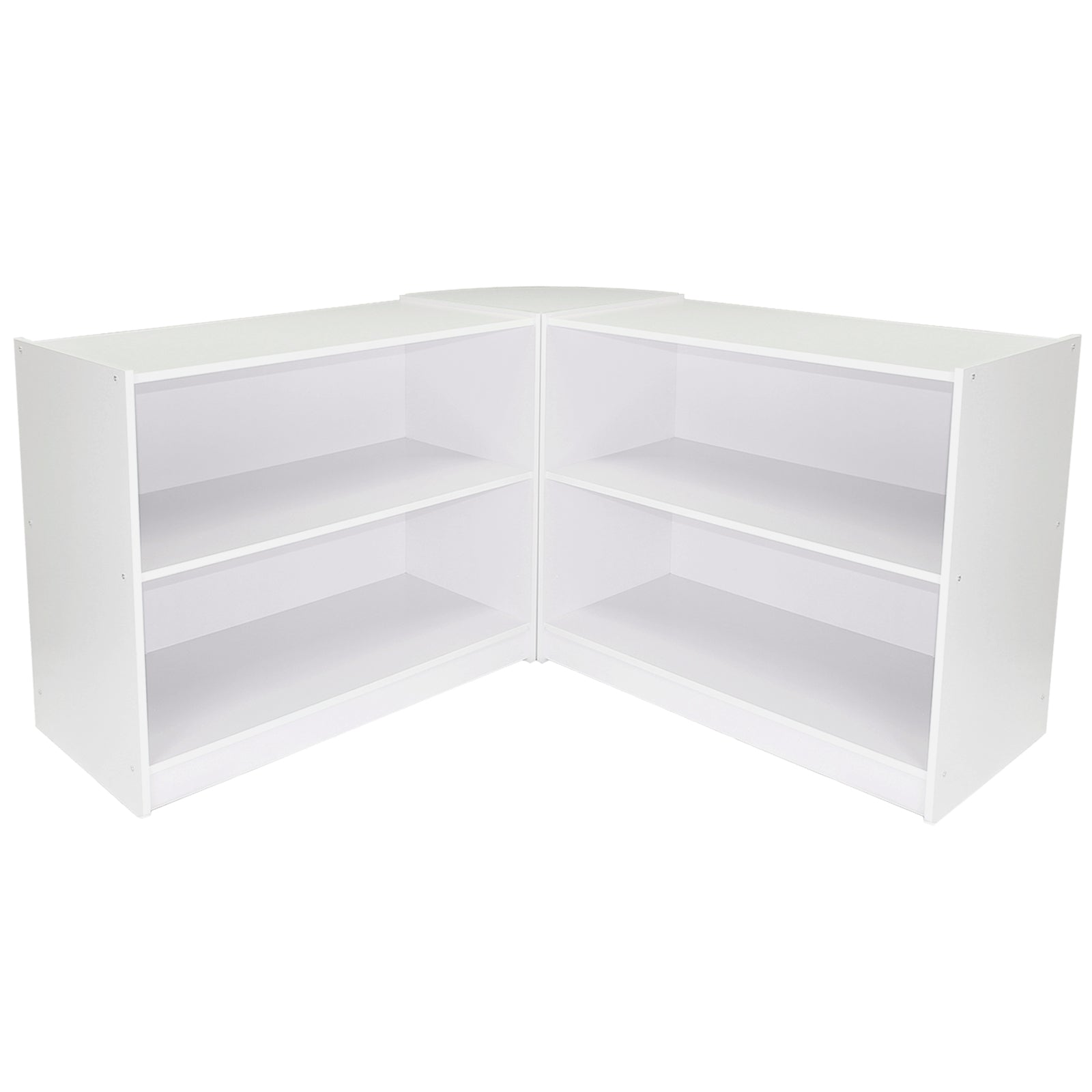 Zodiac Brilliant White Shop Counter and Retail Display Set