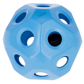 Hay Ball Feeder Horse Play & Treat Feeding 40cm Diameter Ball, 19 x 6cm Openings