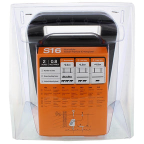 Gallagher S16 Solar Electric Fence Energiser -  0.16J 1.5km