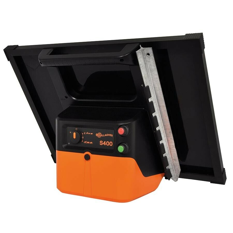 Gallagher S400 Solar Electric Fence Energiser - 4J 65km