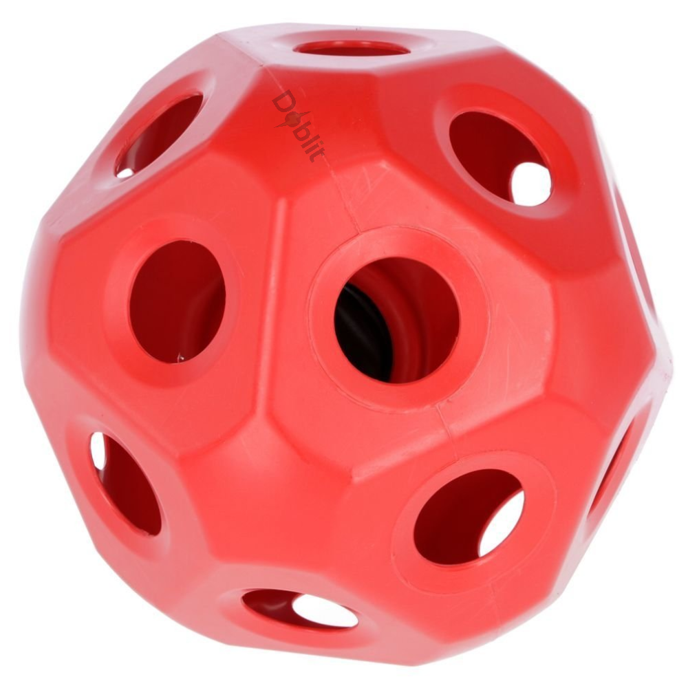 Hay Ball Feeder Horse Play & Treat Feeding 40cm Diameter Ball, 19 x 6cm Openings